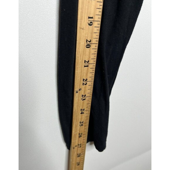 Standard James Perse Top Womens 3 Large Black Long Sleeve Ruched Side Tee Shirt - Picture 10 of 14